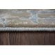 Alfombra moderna REBEC franjas 51166B Geométrico - dos niveles de vellón azul oscuro / crema 