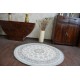 Carpet round FLAT 48691/637 SISAL - stained glass