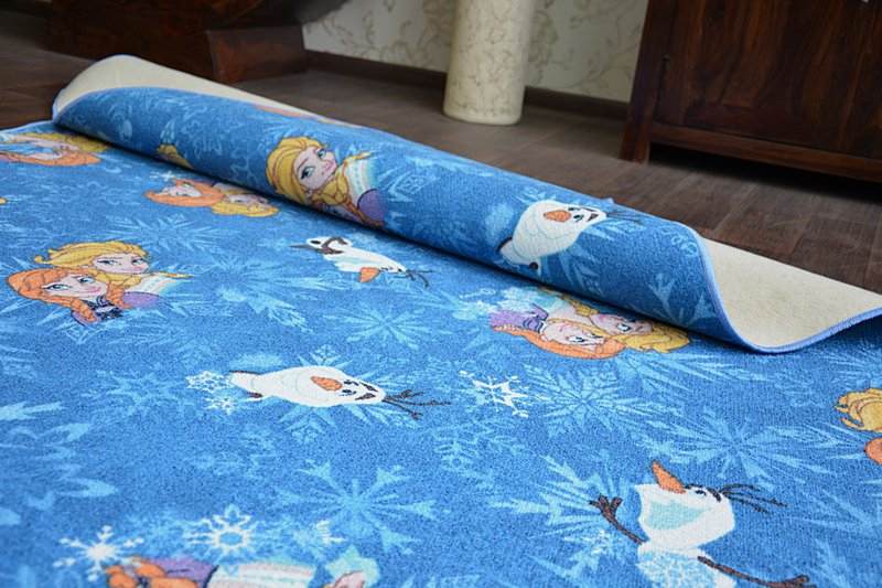 Carpet Disney Frozen Blue Elsa Width 200 400 cm Carpet for Kids 