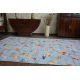 Carpet SISAL SION Geometric, Triangles 3006 Flat woven ecru / pink