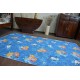 Tapis enfant FROZEN bleu LA REINE DES NEIGES ELSA