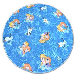 Carpet, round FROZEN blue ELSA