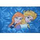 TAPIS cercle FROZEN bleu LA REINE DES NEIGES ELSA