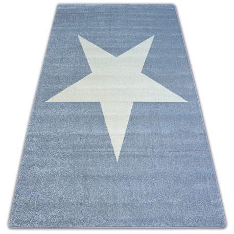PASSATOIA COZY 8872 Wall, geometrico, triangoli - Structural due livelli di pile grigio / blu