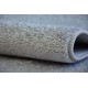 Modern runner COZY 8872 Wall, geometric, triangles - structural two levels of fleece grey / blue