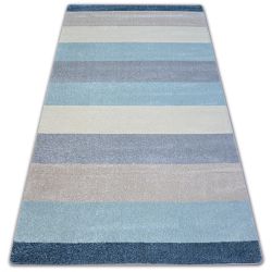 Matta NORDIC STRIPES grädde/bllue G4577