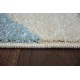 Modern COZY futó szőnyeg 8871 Marble, Márvány - Structural két szintű gyapjú kék
