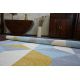 Alfombra de pasillo moderna COZY 8871 Marble, Mármol - Structural dos niveles de vellón gris