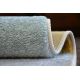 Modern runner COZY 8871 Marble - structural two levels of fleece grey