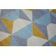 Alfombra de pasillo moderna COZY 8871 Marble, Mármol - Structural dos niveles de vellón gris