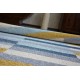 Alfombra moderna COZY 8872 Wall, geométrico, triangulos - Structural dos niveles de vellón gris / azul