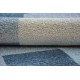 Alfombra de pasillo moderna COZY 8871 Marble, Mármol - Structural dos niveles de vellón azul