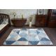 Alfombra de pasillo COZY 8654 Raft, Líneas - Structural dos niveles de vellón gris
