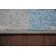 Alfombra de pasillo COZY 8654 Raft, Líneas - Structural dos niveles de vellón gris