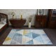 Carpet NORDIC TRIANGLE blue/cream G4584