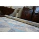 Alfombra moderna COZY 8872 Circulo Wall, geométrico, triangulos - Structural dos niveles de vellón azul