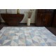 Alfombra moderna COZY 8872 Circulo Wall, geométrico, triangulos - Structural dos niveles de vellón azul
