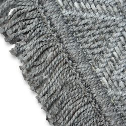 Modern carpet COZY 8985 Brick, paving, stone - structural two levels of fleece grey