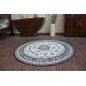Okrúhly koberec FLAT 48691/690 SISAL - vitráže
