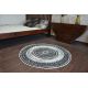 Carpet round FLAT 48756/960 SISAL - stained glass