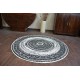 Carpet round FLAT 48756/960 SISAL - stained glass