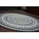 Carpet SISAL COOPER Diamonds, Zigzag 22217 ecru / black
