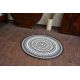 Okrúhly koberec FLAT 48695/690 SISAL - vitráže