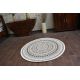 Carpet round FLAT 48695/768 SISAL - stained glass