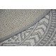 Kilimas Apskritas kilimas sizalio virvelės FLAT 48695/637 vitražas