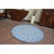Carpet round FLAT 48715/591 SISAL - stained glass