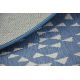 Alfombra sisal COOPER Mosaico, Triangulos 22222 crudo / negro