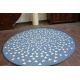 Okrúhly koberec FLAT 48715/591 SISAL - vitráže