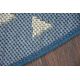 Alfombra sisal COOPER Mosaico, Triangulos 22222 crudo / negro