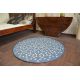 Carpet round FLAT 48715/591 SISAL - stained glass