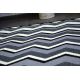 Carpet BCF BASE ZIGZAG 3812 black/grey
