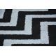Alfombra BCF BASE CLINED 3898 Zigzag negro/gris