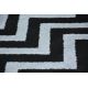 Tapis BCF BASE CLINED 3898 ZIGZAG noir/gris