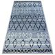 Covor pentru copii JUMPY cerc Patchwork, Scrisori, Numere gri / portocale / albastru