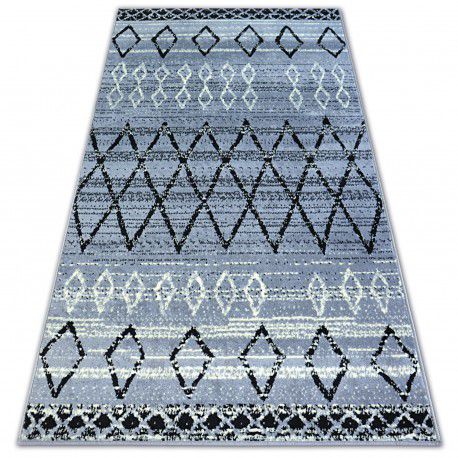 Covor pentru copii JUMPY cerc Patchwork, Scrisori, Numere gri / portocale / albastru