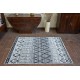 Covor pentru copii JUMPY cerc Patchwork, Scrisori, Numere gri / portocale / albastru