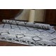 Covor pentru copii JUMPY cerc Patchwork, Scrisori, Numere gri / portocale / albastru