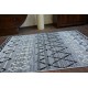 Covor pentru copii JUMPY cerc Patchwork, Scrisori, Numere gri / portocale / albastru