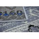 Covor pentru copii JUMPY cerc Patchwork, Scrisori, Numere gri / portocale / albastru