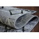 Covor pentru copii JUMPY cerc Patchwork, Scrisori, Numere gri / portocale / albastru