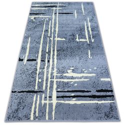 Tapis BCF BASE FUZZY 3909 LIGNES gris/noir
