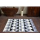 Carpet BCF BASE TRIANGLES 3813 black/grey