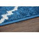 Tapis moderne COZY 8873 Cracks, béton fissuré - Structural deux niveaux de molleton gris clair / bleu