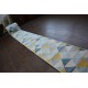 Runner NORDIC TRIANGLES grey/cream G4580