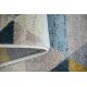 Modern Teppich COZY 8871 Marble, Marmor - Strukturell zwei Ebenen aus Vlies blau