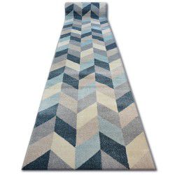 Alfombra moderna COZY 8876 Rio - Structural dos niveles de vellón gris